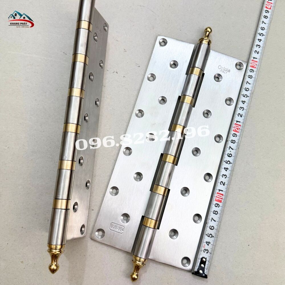 Bản Lề Lá Dài N30 Inox 304 – Phụ Kiện Cửa Gỗ Bản Rộng